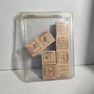 Stampin' Up! Wooden Stamp Set / Retired / Love Notes